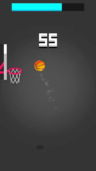 Скачать Dunk Hit на Андроид — Безлимитные мячи и высокие прыжки — скриншот 2