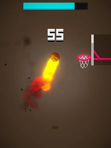 Скачать Dunk Hit на Андроид — Безлимитные мячи и высокие прыжки — скриншот 5