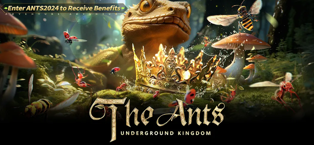 Скачать The Ants: Underground Kingdom на телефон — Безлимитные ресурсы и ускоренное развитие — скриншот 1