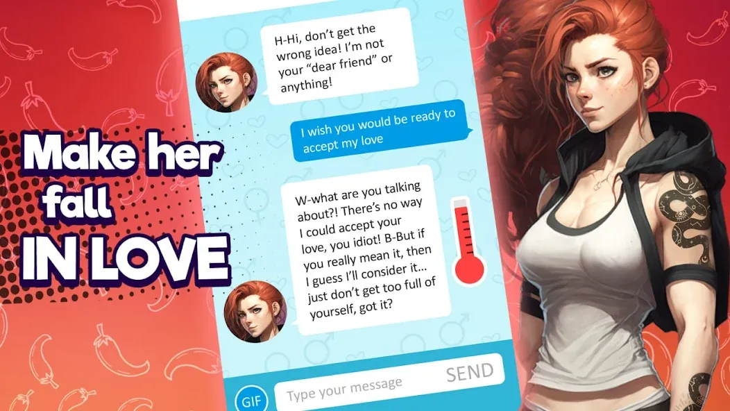 Скачать взломанную Anime Girlfriend - AI Chat — Безлимитные сообщения и премиум функции — скриншот 3