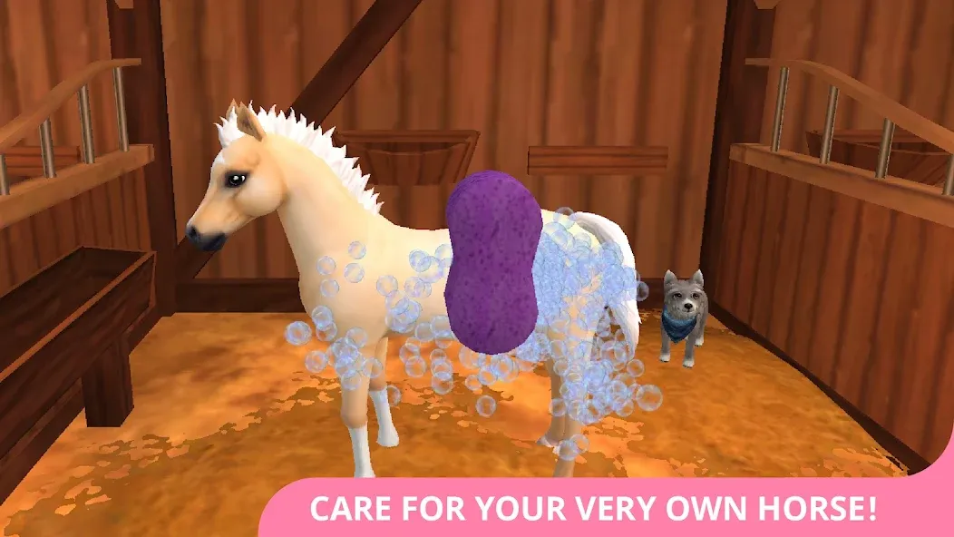 Взломанная Star Stable Horses на Андроид — Безлимитные деньги и все лошади — скриншот 2 Взломанная Star Stable Horses на Андроид — Безлимитные деньги и все лошади — скриншот 2