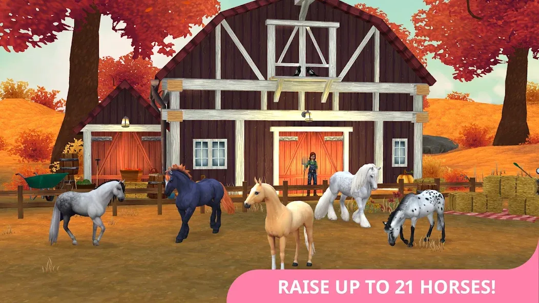 Взломанная Star Stable Horses на Андроид — Безлимитные деньги и все лошади — скриншот 3 Взломанная Star Stable Horses на Андроид — Безлимитные деньги и все лошади — скриншот 3