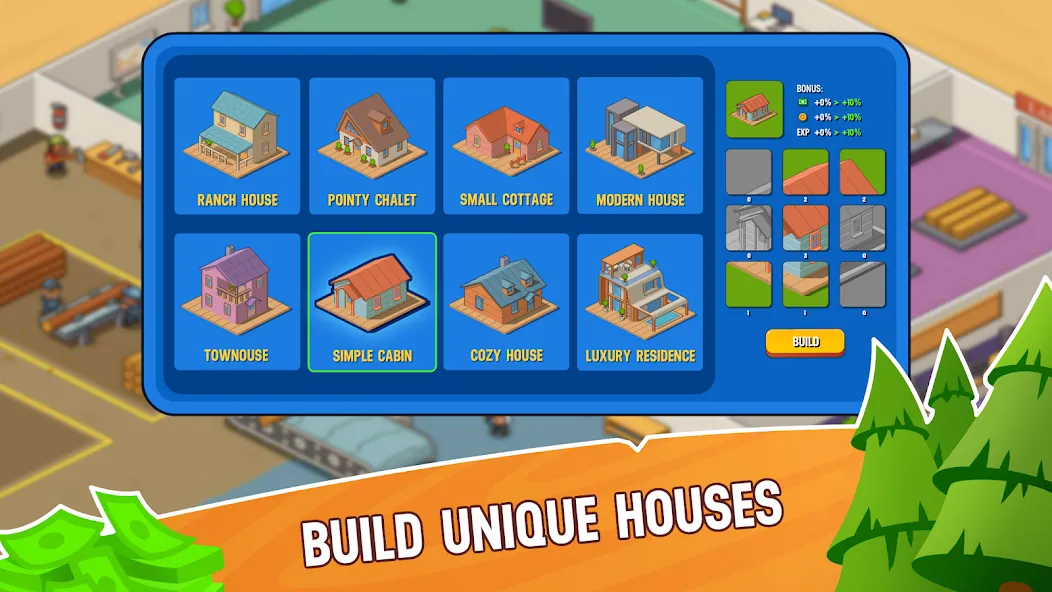 Скачать Lumber Inc Tycoon MOD APK — Безлимитные деньги и ресурсы — скриншот 5 Скачать Lumber Inc Tycoon MOD APK — Безлимитные деньги и ресурсы — скриншот 5