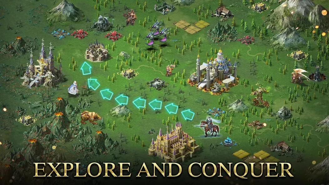 War and Magic: Kingdom Reborn MOD APK на Android — Безлимитные ресурсы и усиленная армия — скриншот 2