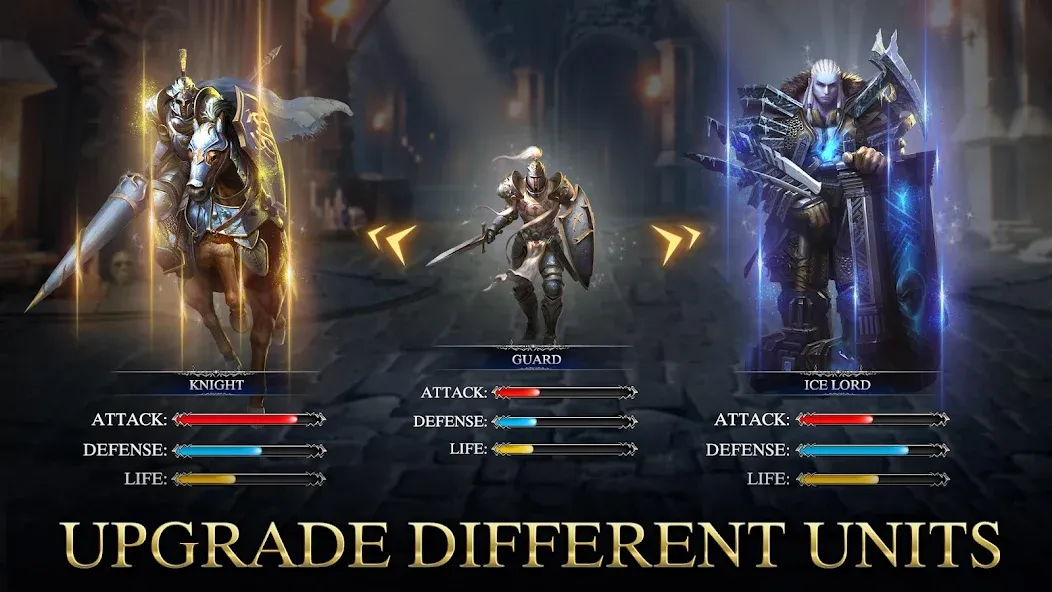 War and Magic: Kingdom Reborn MOD APK на Android — Безлимитные ресурсы и усиленная армия — скриншот 5