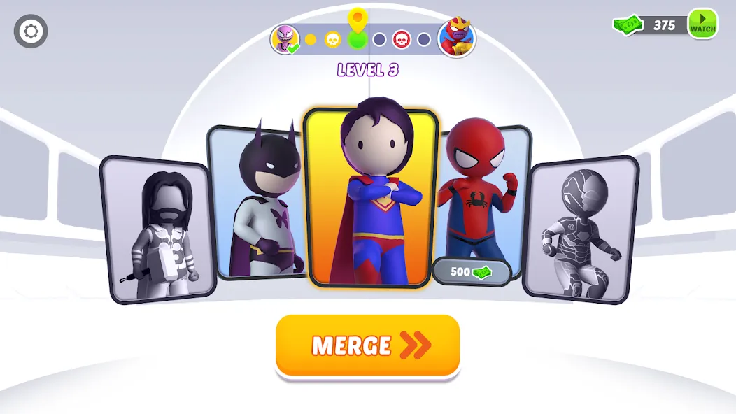 Скачать Stick Hero: Comic Superhero — Модификация Безлимитные монеты и все герои — скриншот 1