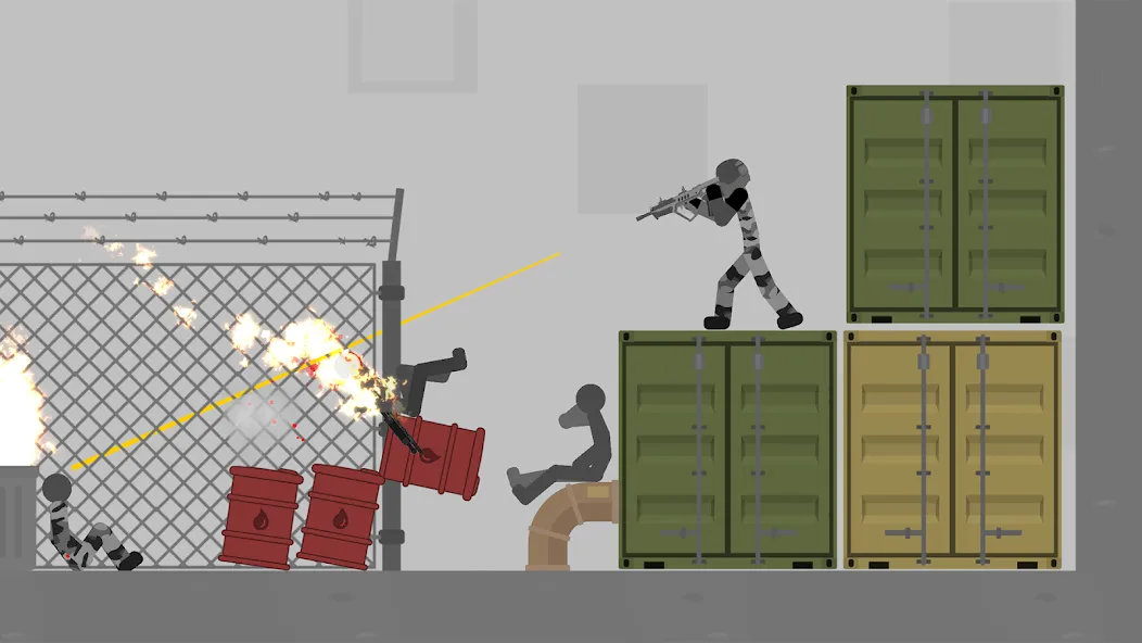 Stick 5: Playground Ragdoll на Андроид — Открыты все предметы и локации — скриншот 3