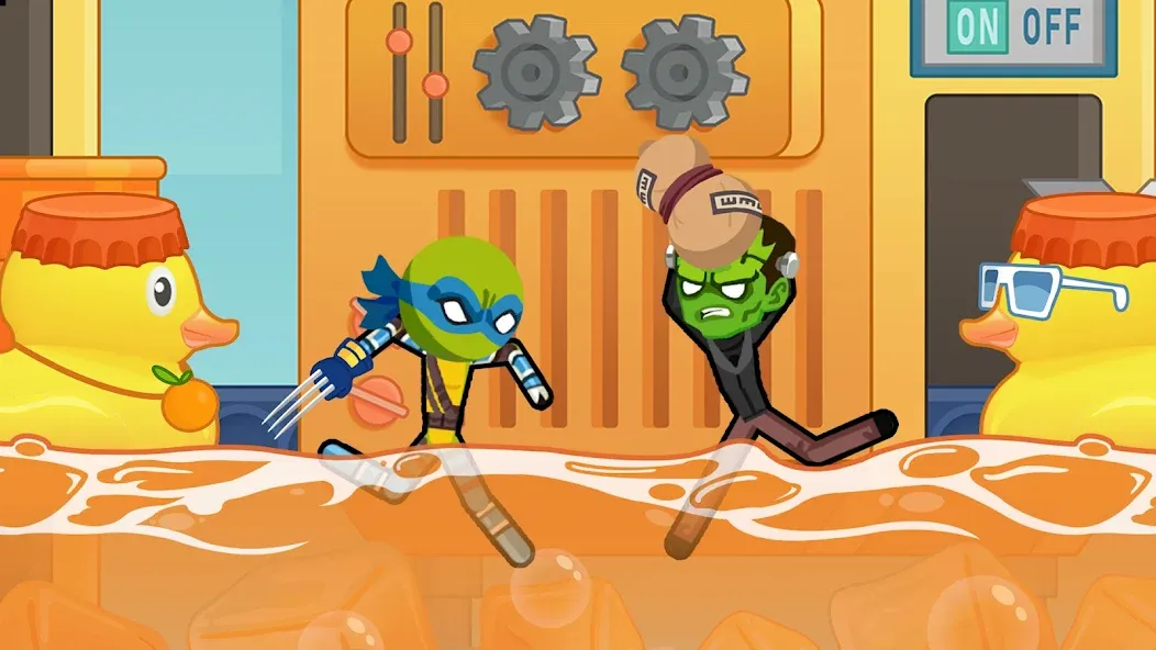 Скачать Stick Hero Fight Clash с модом — Безлимитные монеты и усиленный герой — скриншот 3