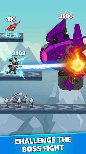 Stick Shooter: Battle Game — Безлимитные патроны и здоровье — скриншот 3