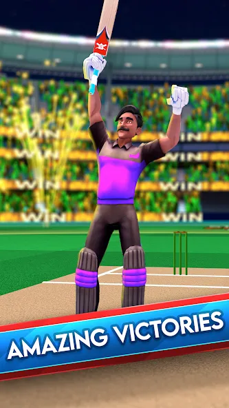 Скачать Stick Cricket Clash MOD APK — Безлимитные монеты и энергия — скриншот 4