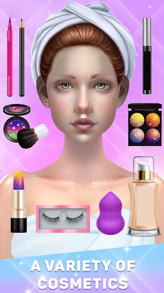 Скачать Makeover salon: Makeup ASMR с модом — Безлимитные деньги и все наряды — скриншот 3