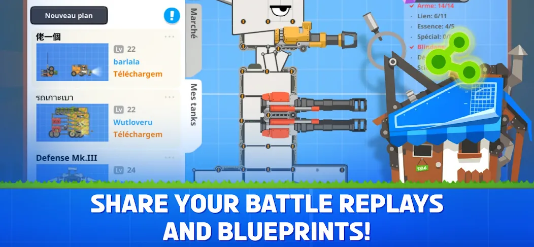 Super Tank Rumble MOD — Безлимитные деньги и усиленные танки на Андроид — скриншот 5