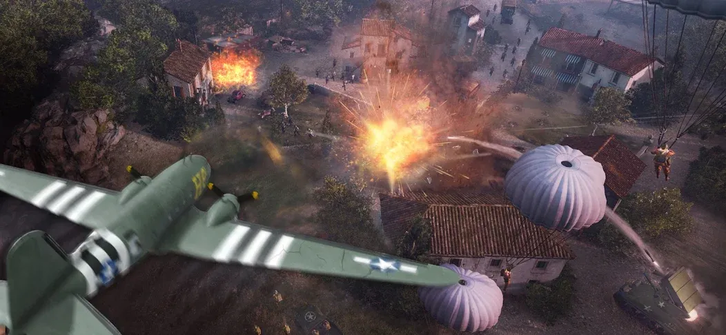 World War 2: Strategy Games — Взломанная версия (Безлимитные ресурсы и быстрая победа) — скриншот 2