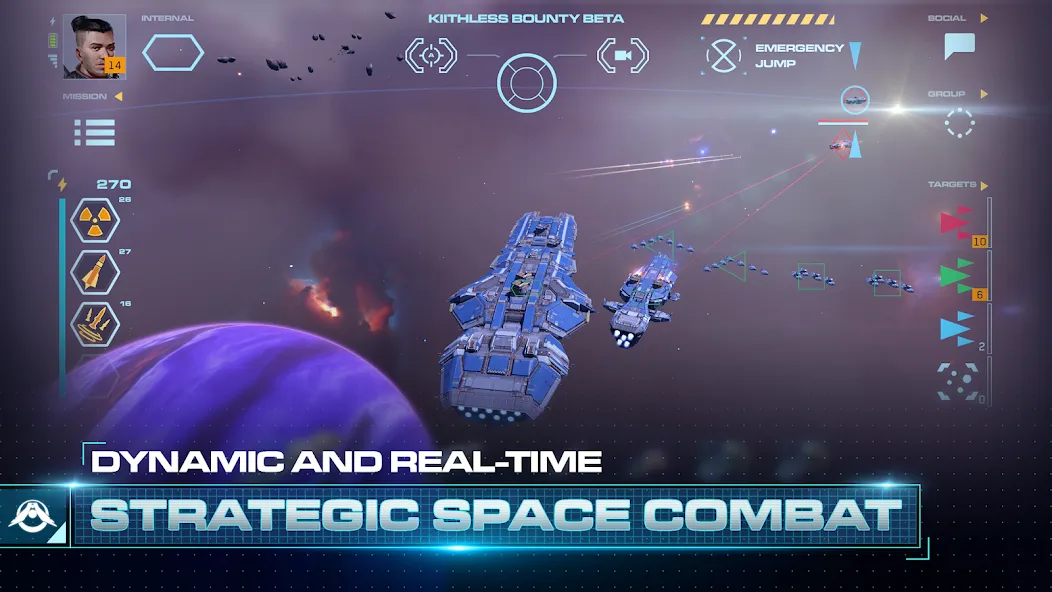 Скачать Homeworld Mobile: Sci-Fi MMO — Модификация Безлимитные ресурсы и открытые корабли — скриншот 2