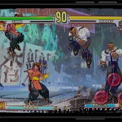Скачать Street game Fighter 90s arcade (Мод: Безлимитные монеты и разблокированы бойцы) на Андроид