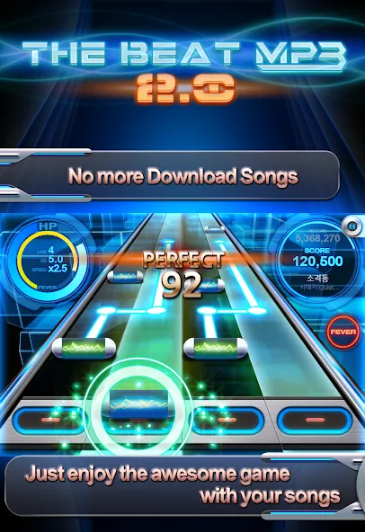 Скачать BEAT MP3 2.0 - Rhythm Game с модом — Разблокированы все песни и режимы — скриншот 1