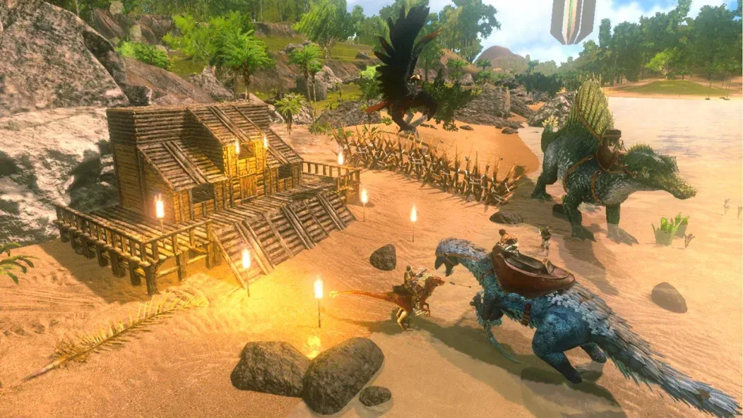 Скачать ARK: Survival Evolved — Модификация Много ресурсов и открыты все рецепты — скриншот 1