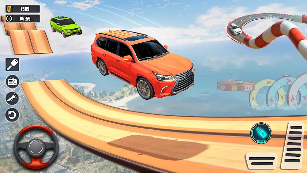 Скачать Car Stunt Games : Car Games 3D (Мод: Безлимитные деньги и все машины открыты) на Андроид — скриншот 5