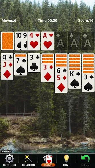 Solitaire: Classic Card Game на Андроид — Без рекламы и подсказок — скриншот 4