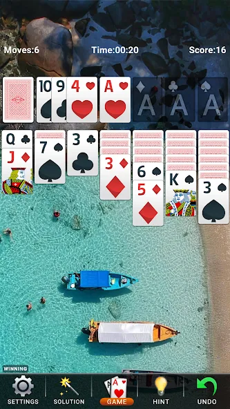 Solitaire: Classic Card Game на Андроид — Без рекламы и подсказок — скриншот 5