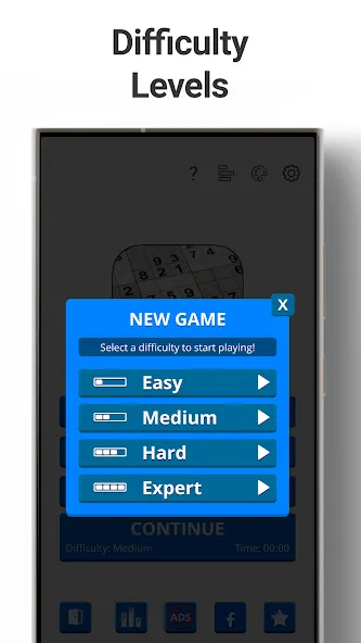 Скачать Sudoku Levels: Daily Puzzles — Последняя версия (Подсказки и все уровни открыты) — скриншот 4
