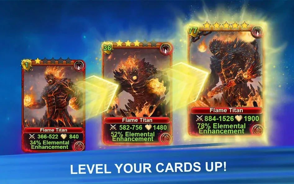 Скачать Blood of Titans: Card Battle — Последняя версия (Безлимитные ресурсы и усиленные карты) — скриншот 5