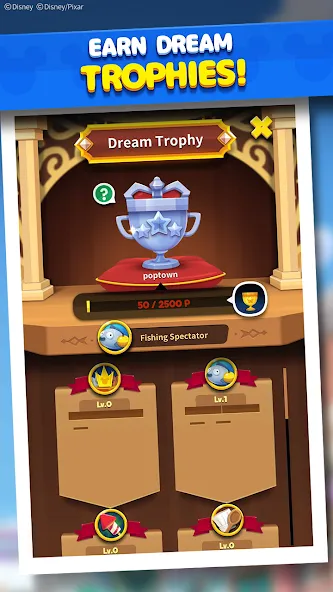 Disney POP TOWN на Андроид — Мод Безлимитные жизни и монеты — скриншот 2 Disney POP TOWN на Андроид — Мод Безлимитные жизни и монеты — скриншот 2