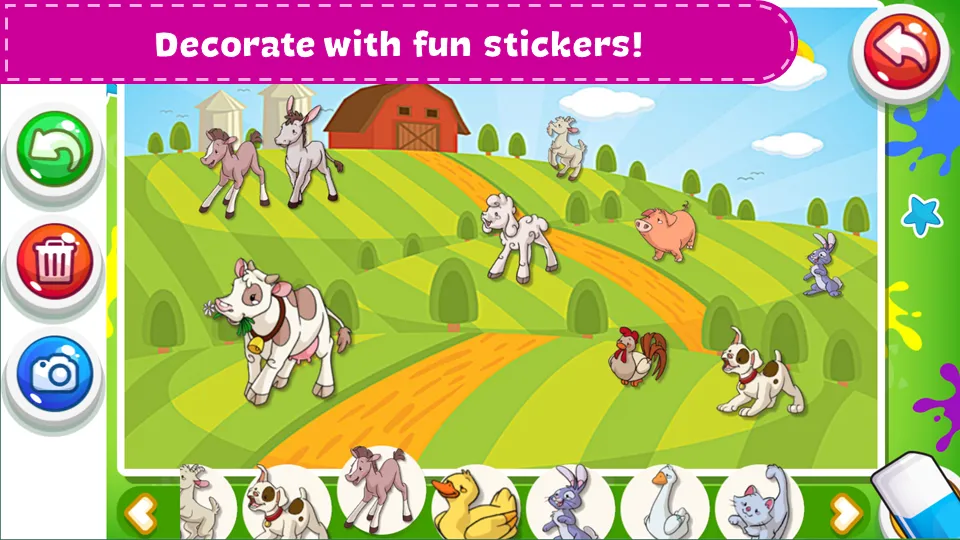 Скачать Coloring Book - Kids Paint с модом — Все раскраски и премиум-кисти — скриншот 2 Скачать Coloring Book - Kids Paint с модом — Все раскраски и премиум-кисти — скриншот 2