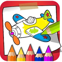 Скачать Coloring Book - Kids Paint с модом — Все раскраски и премиум-кисти