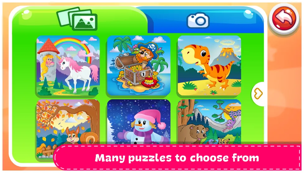 Скачать Kids Games - Puzzle World — Последняя версия (Все пазлы открыты и без рекламы) — скриншот 3