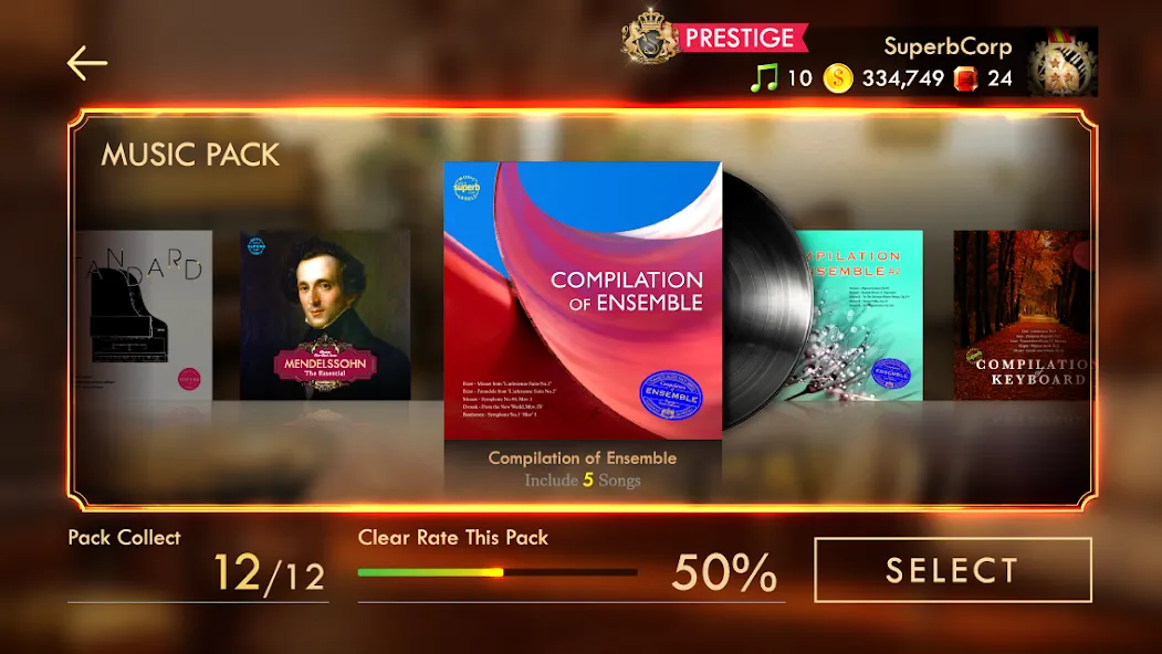 Pianista — Мод: Безлимитные ноты и открыты все песни — скриншот 4