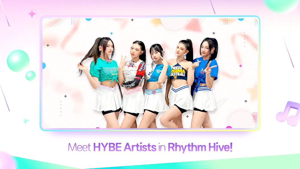 Скачать взломанную Rhythm Hive — Безлимитные ноты и открыты все песни — скриншот 2 Скачать взломанную Rhythm Hive — Безлимитные ноты и открыты все песни — скриншот 2