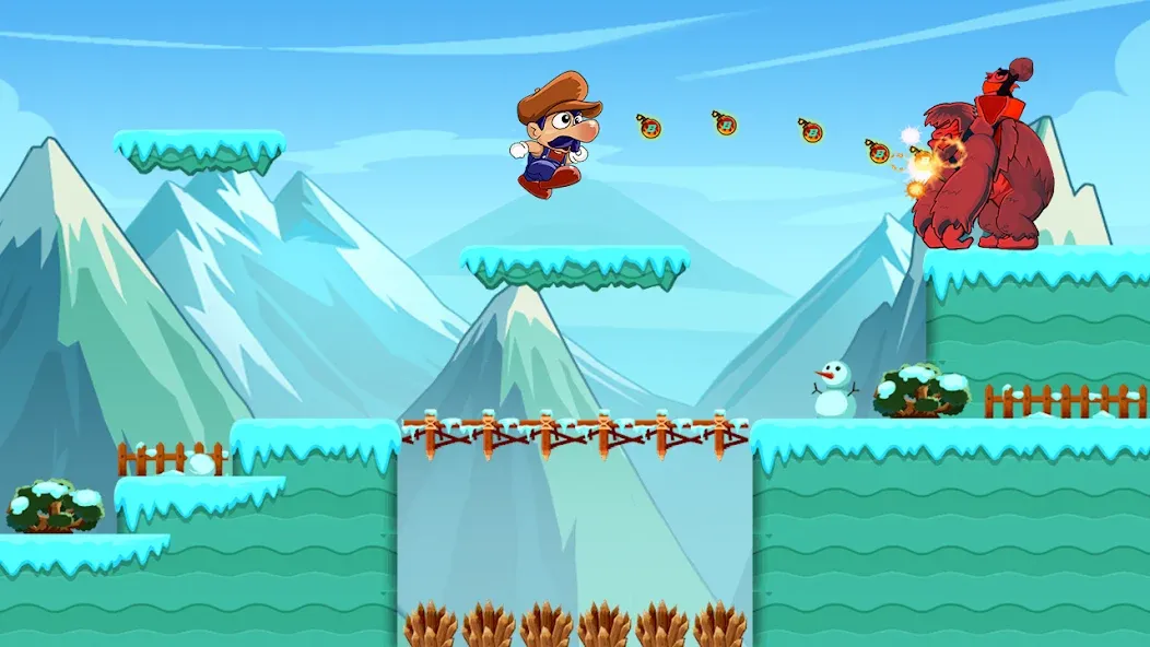 Скачать Super Bino Go:Adventure Jungle на Android — Безлимитные деньги и все уровни — скриншот 4
