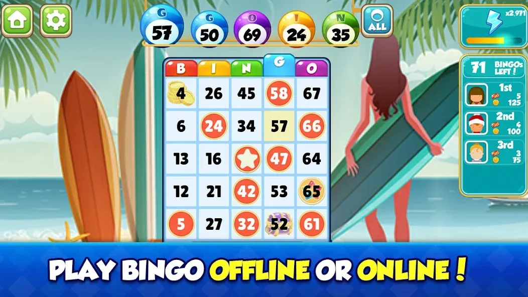 Bingo bay : Family bingo MOD — Безлимитные билеты и бонусы на Андроид — скриншот 3