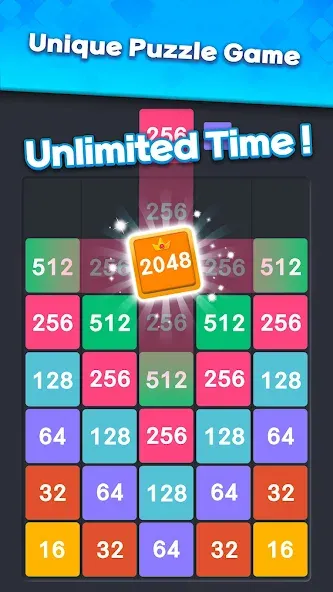 Скачать Drop Merge : Number Puzzle на Андроид — Без рекламы и безлимитные монеты — скриншот 1