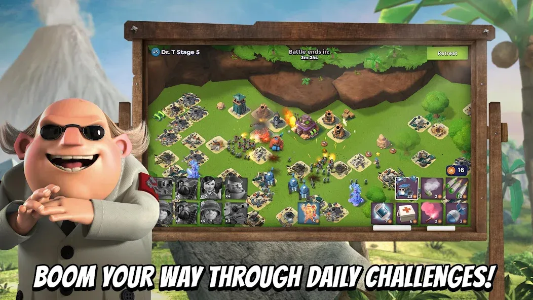 Boom Beach — Взломанная версия (Безлимитные ресурсы и ускоренное строительство) — скриншот 2