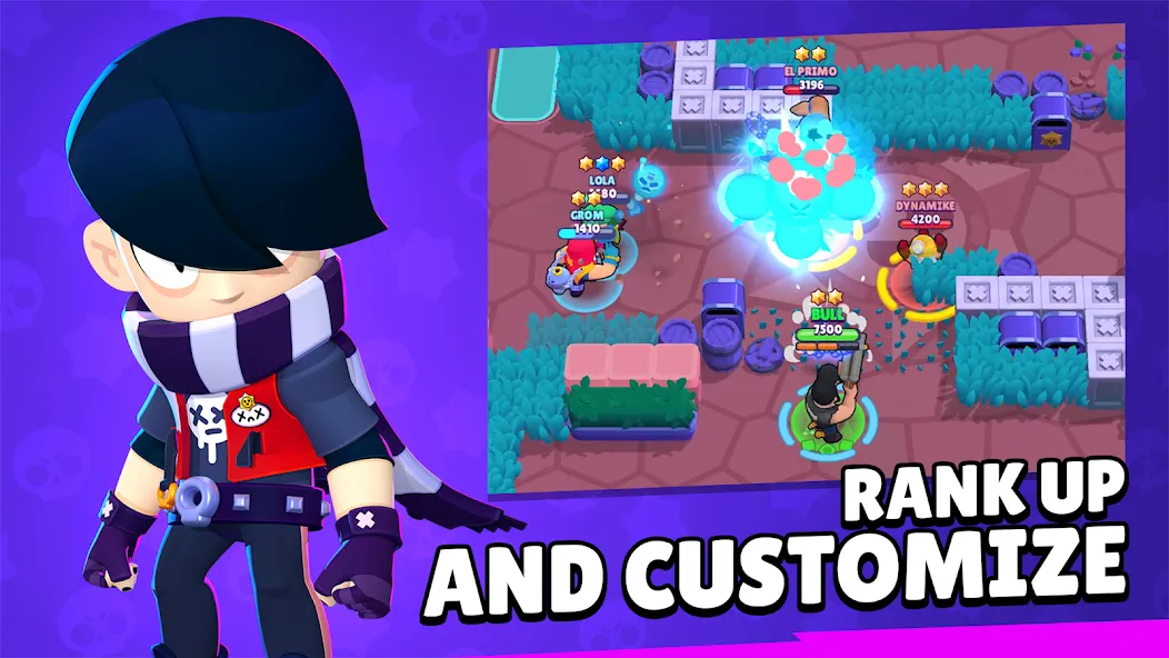 Brawl Stars MOD — Много кристаллов и открыты бойцы на Андроид — скриншот 1