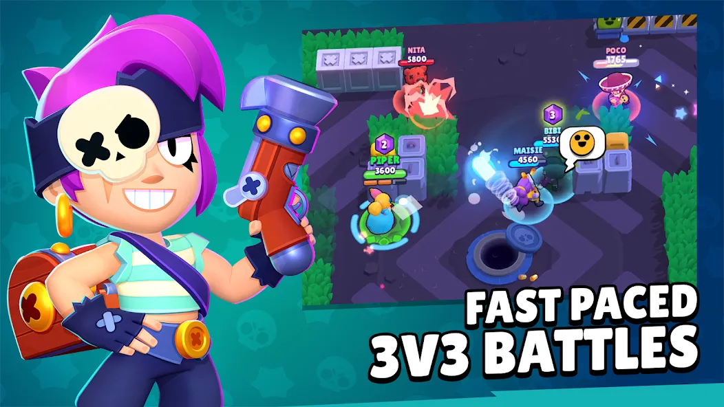 Brawl Stars MOD — Много кристаллов и открыты бойцы на Андроид — скриншот 2