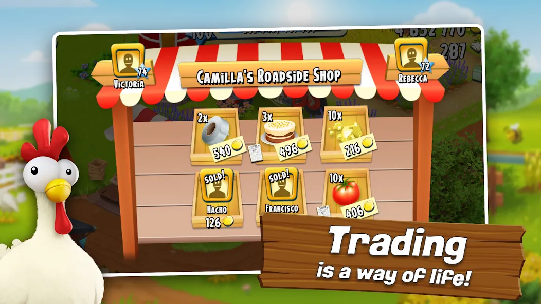 Скачать Hay Day — Последняя версия (Безлимитные монеты и алмазы) — скриншот 2
