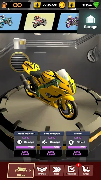 Bike Rider — Взломанная версия (Безлимитные деньги и все байки) — скриншот 3 Bike Rider — Взломанная версия (Безлимитные деньги и все байки) — скриншот 3
