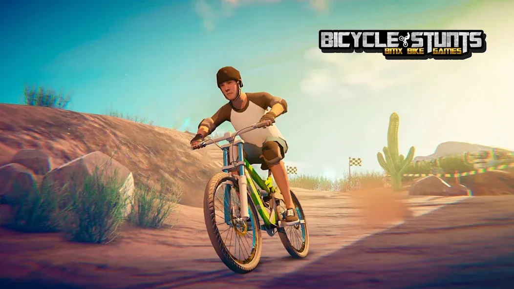 Скачать Bicycle Stunts: BMX Bike Games на Android — Безлимитные деньги и все трюки открыты — скриншот 4