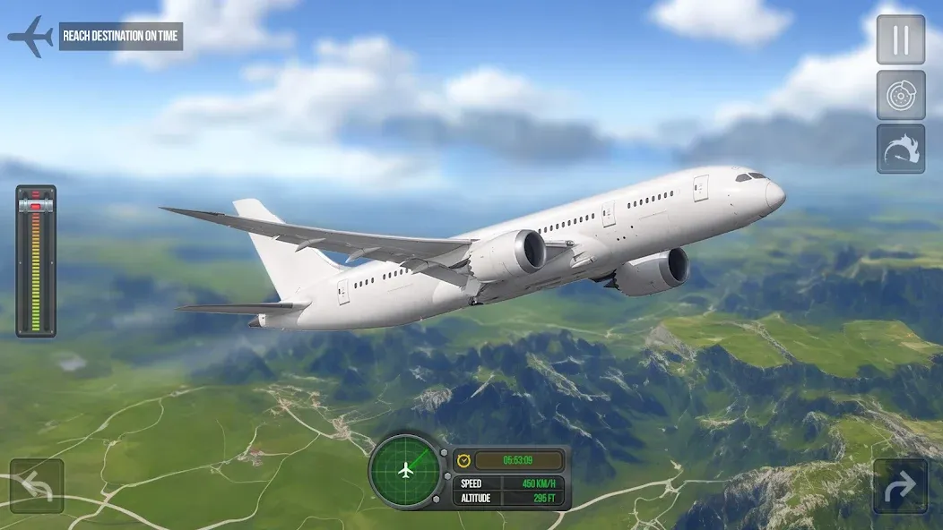 Flight Simulator - Plane Games — Мод: Реалистичные полёты и новые самолёты — скриншот 2 Flight Simulator - Plane Games — Мод: Реалистичные полёты и новые самолёты — скриншот 2