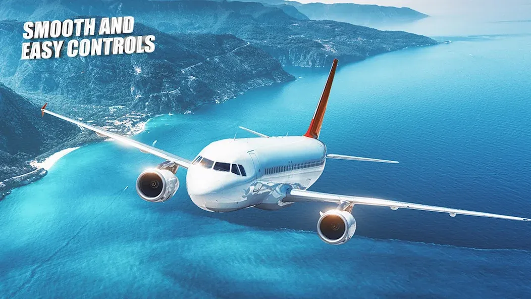 Flight Simulator - Plane Games — Мод: Реалистичные полёты и новые самолёты — скриншот 4 Flight Simulator - Plane Games — Мод: Реалистичные полёты и новые самолёты — скриншот 4