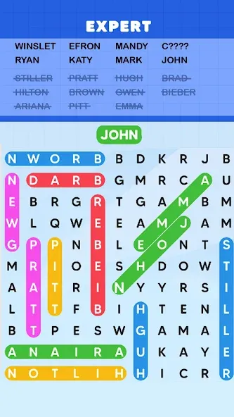 Скачать Word Search Puzzle Challenge — Последняя версия (Без рекламы и все подсказки) — скриншот 4