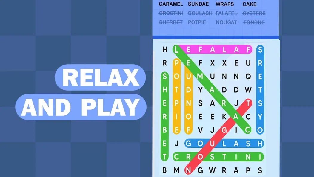 Скачать Word Search Puzzle Challenge — Последняя версия (Без рекламы и все подсказки) — скриншот 5