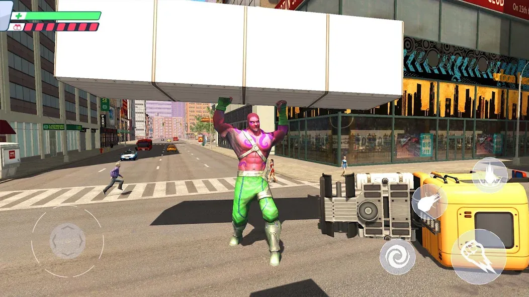 Скачать Super City Heroes:Super Battle на телефон — Безлимитные деньги и супергерои — скриншот 2