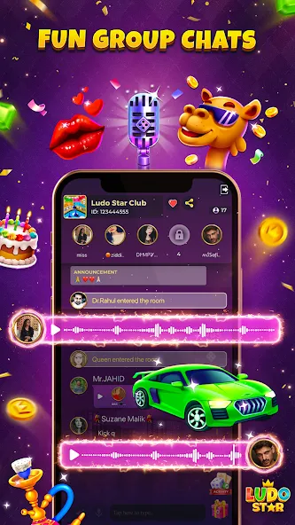 Скачать Ludo STAR: Online Dice Game (Мод: Безлимитные монеты и автоход) на Андроид — скриншот 4