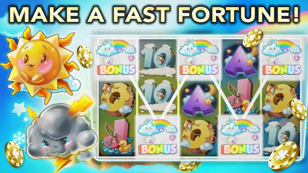 Fast Fortune Slots Games Spin (Мод Быстрые вращения и джекпоты) — скриншот 5
