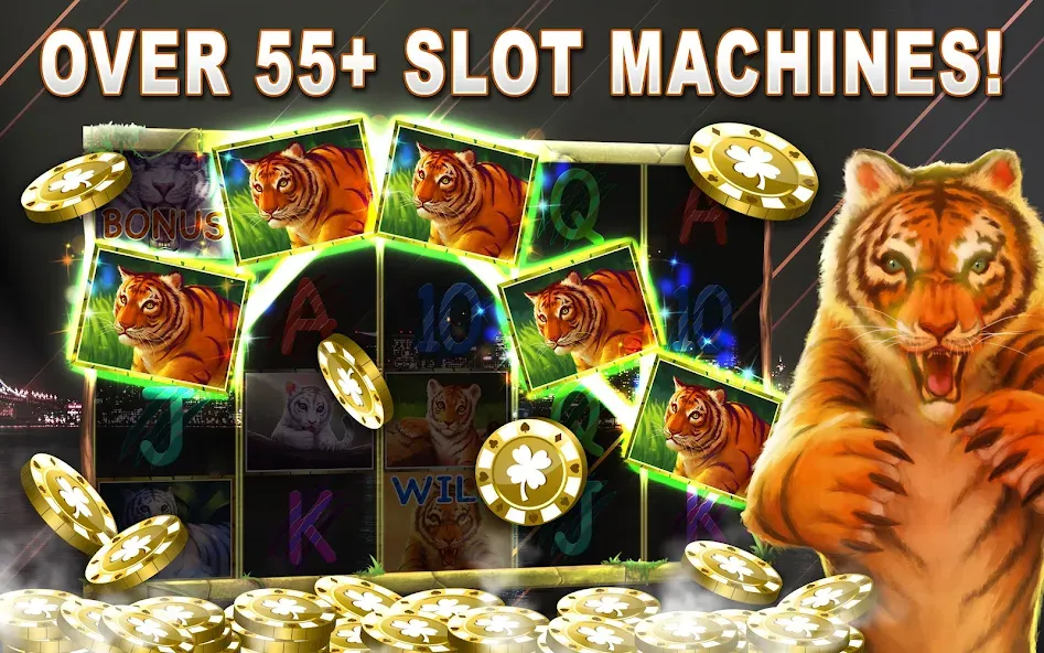 VIP Deluxe Slots Games Offline на Андроид — Мод Безлимитные монеты и джекпоты — скриншот 4