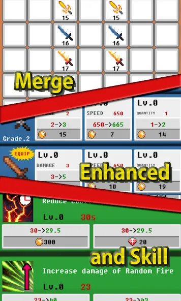 Скачать Merge Sword :Idle Merged Sword на телефон — Безлимитные монеты и усиленные мечи — скриншот 2 Скачать Merge Sword :Idle Merged Sword на телефон — Безлимитные монеты и усиленные мечи — скриншот 2